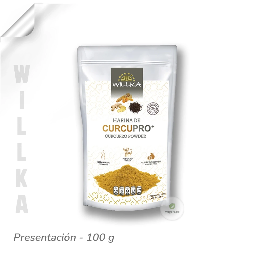 CurcuPro (Cúrcuma + kion + Pimienta Negra) | 100 gr | 200 gr | Willka Foods