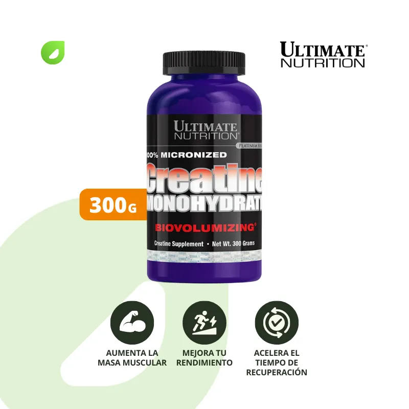 Creatina micronizada | 300 gr - 1000  gr | ULTIMATE NUTRITION