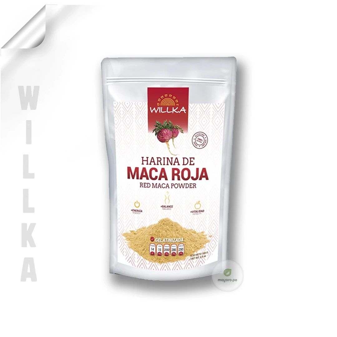 Maca Roja | 100 gr | 200 gr | 500 gr | Willka Foods