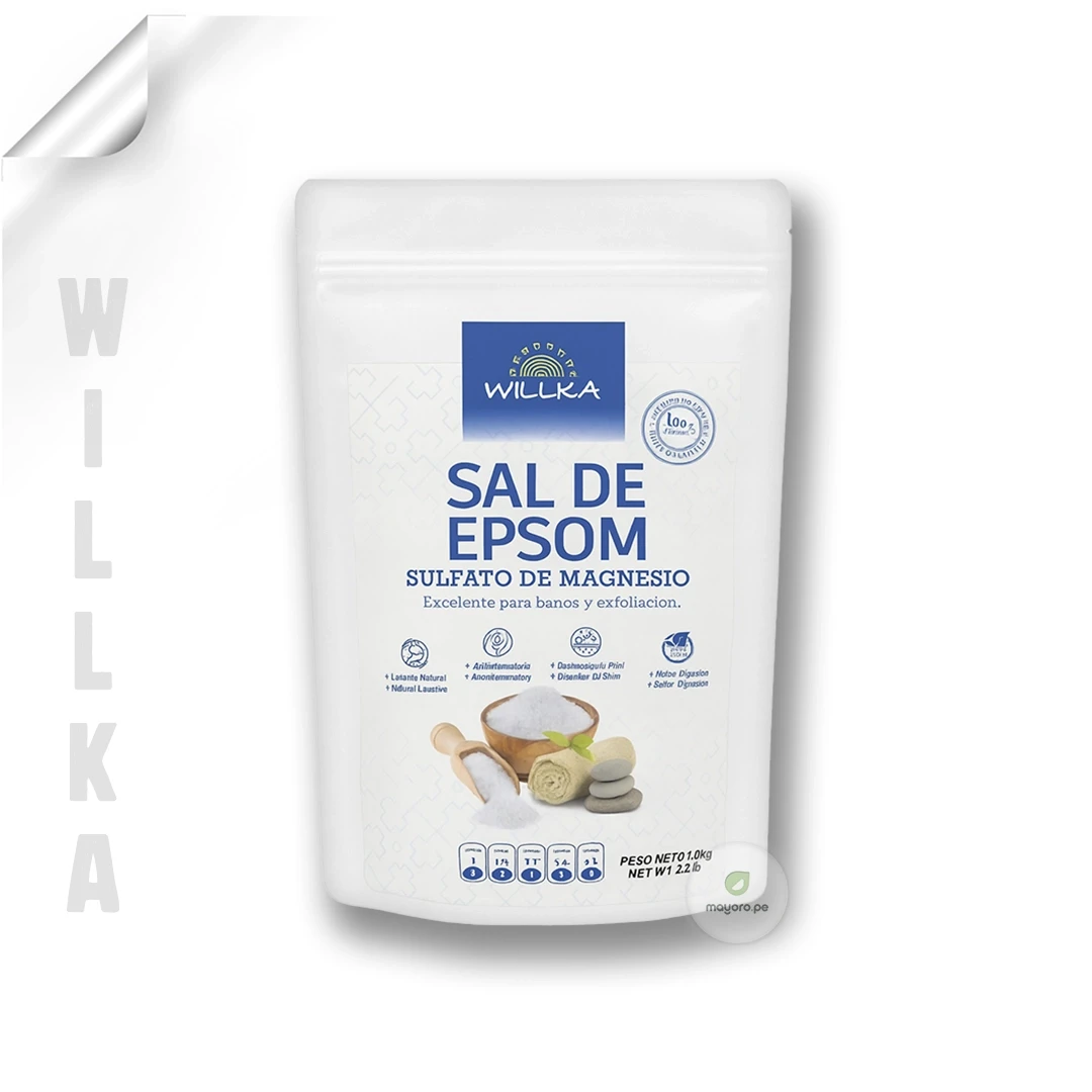 Sal de epsom | 200g | Willka Foods